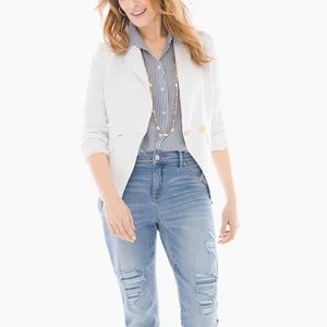 COPY - NWT. Chico’s white blazer. Size: 1